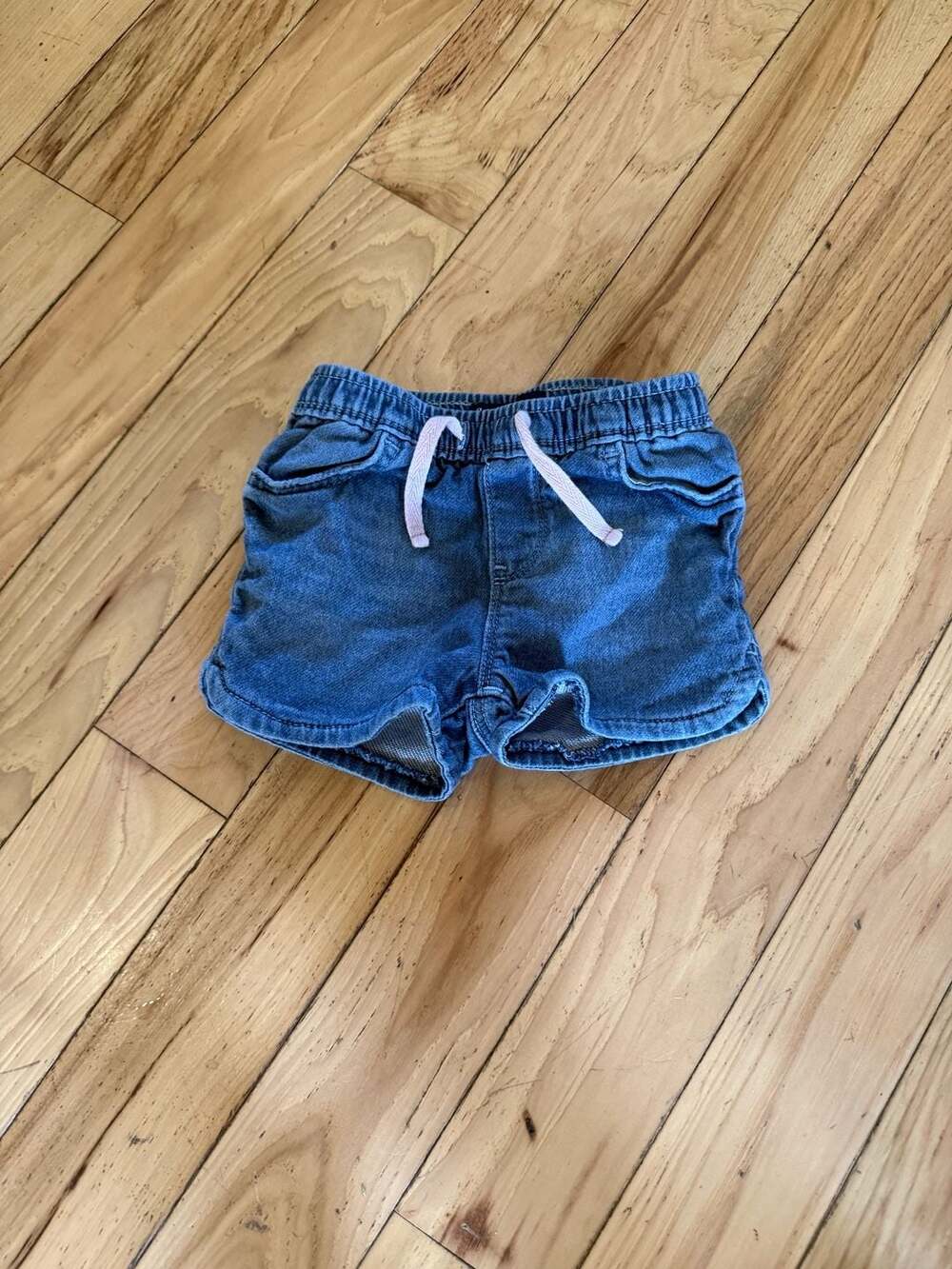 Gap Denim Toddler Blue Pull-On Shorts Size 2 Years